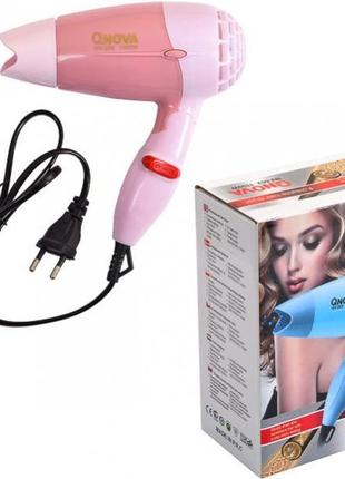 Фен складной 850вт 2 режима работы "nova" nv-662 knz