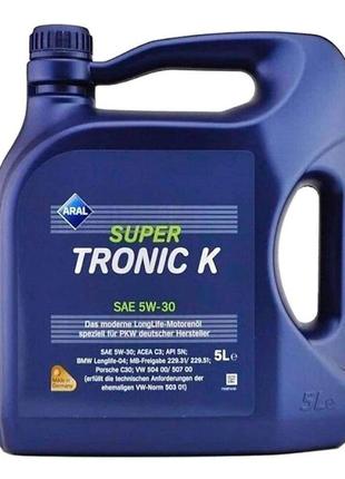 Моторное масло aral super tronic k 5w-30 5 л