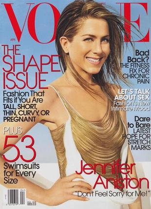 Журнал vogue usa (april 2006), журналы вог сша, дженифер энистон