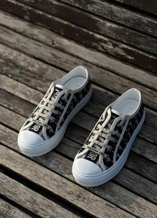 Женские кеды в стиле "dior"