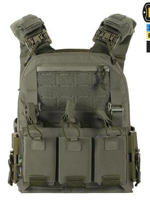 Плитоноска швидкого скидання m-tас cuirass fast qrs ranger green