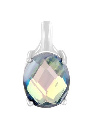 Серебряная подвеска ogosilver с мистик топазом 4.2ct (2110798)