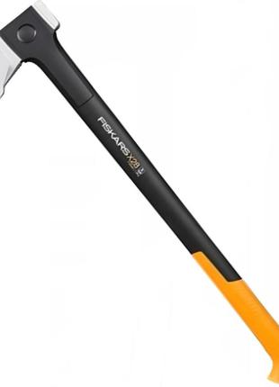 Сокира - колун із чохлом fiskars "x-series x28 m splitting" (1069107) сталь