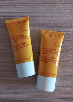 Clarins one-step gentle exfoliating cleanser крем для вмивання з відлущуючим ефектом 30мл.