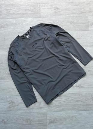 Вело/мото джерси, лонгслив fox racing mtb long sleeve bike jersey grey