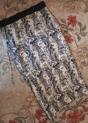 Летняя,натуральная,длинная юбка,на резинке,бохо,большого размера,msmode5 фото