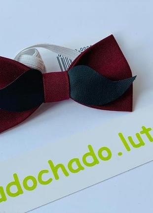 Краватка-метелик "little man" для хлопчика hand made