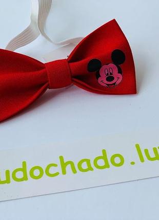 Краватка-метелик "mickey" для хлопчика hand made