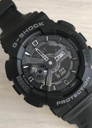 Casio g-shock ga-110 black-silver new1 фото