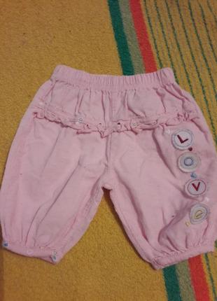 Вельветові штанці