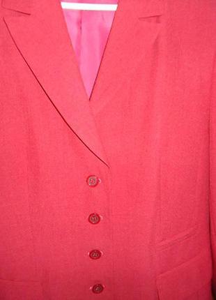 Шикарный удлиненный пиджак люкс качества, цвет приглушенно розово-коралловый2 фото