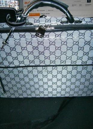 Gucci logo laptop bag сумка для ноутбука наплічний ремінь і 2 замка