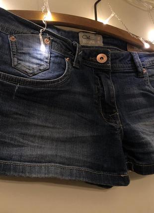 Короткие летние джинсовые шорты clockhouse3 фото
