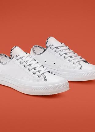 Кеди шкіра converse chuck 70 vltg low top2 фото