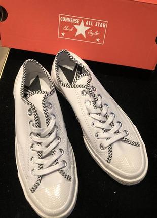 Кеди шкіра converse chuck 70 vltg low top4 фото