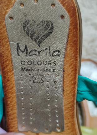 Цветные босоножки фирмы marila colours испания.размер 397 фото