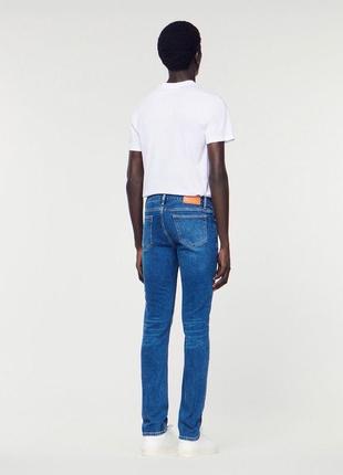 Оригінальні джинси sandro paris etroit slim fit denim jeans blue5 фото