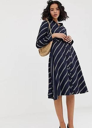 Красивейшее платье миди vero moda новое 100% вискоза м