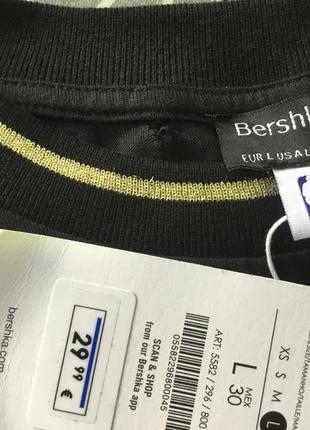 Подовжена майка/футболка bershka, p.l-xl10 фото