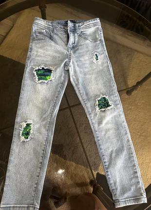 Стильные джинсы для девочки2 фото