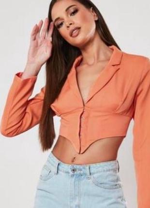 Укорочений блейзер, піджак корсет фірми missguided