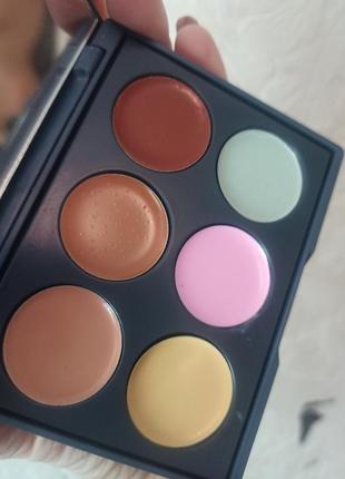 Палетка корректоров консиллеров 6 цветов