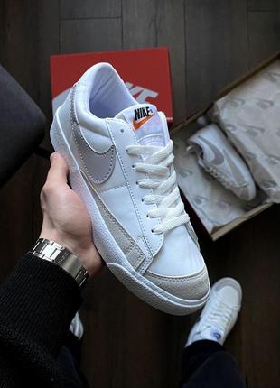 Nike blazer low white&amp;grey