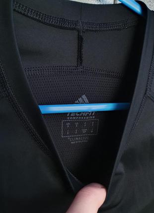 Чоловіча спортивна компресійна футболка adidas techfit compression / адідас оригінал6 фото