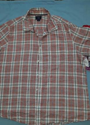 Рубашка мужская 2xl размер 50-52 летняя тонкая хб