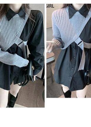 Асиметричний светр з одним рукавом