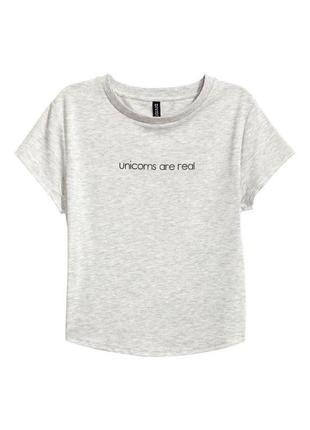 Блуза футболка кроп топ h&m h&m