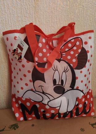 Детская сумка пляжная микки маус минные minnie mouse disney