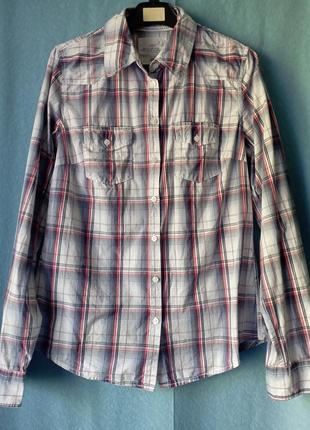 Сорочка фірмова h&m в клітинку, eur 36