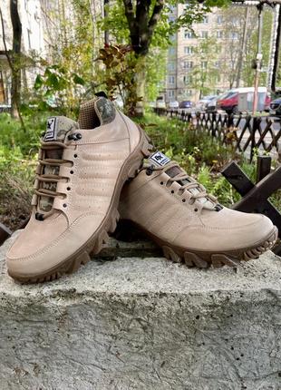 Літні кросівки тактичні чоловічі шкіряні 40-45р черевики військові армійські у наявності з натуральн7 фото