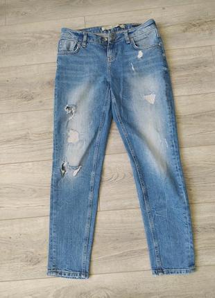 Голубые джинсы бойфренды colin's1 фото