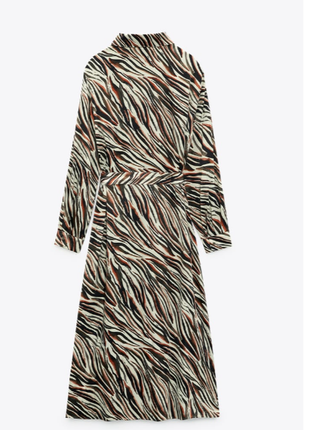 Трендова сукня - сорочка міді zara розмір s7 фото