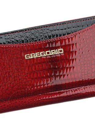 Жіночий шкіряний гаманець gregorio gp-111 червоний -