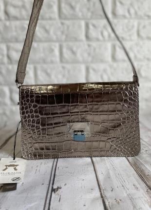 Итальянские кожаные сумочки клатчи genuine leather новая коллекция4 фото