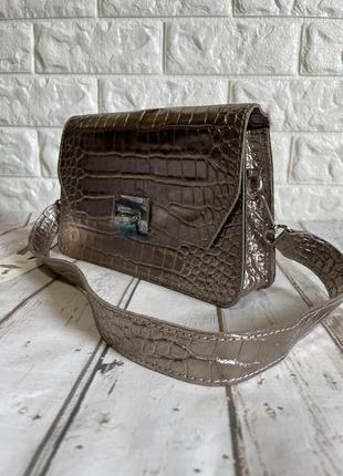 Итальянские кожаные сумочки клатчи genuine leather новая коллекция6 фото