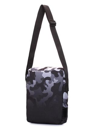 Мужская текстильная сумка с ремнем на плечо poolparty камуфляжная4 фото