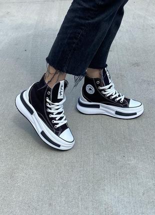 Кроссовки кеды converse run star legacy cx black.