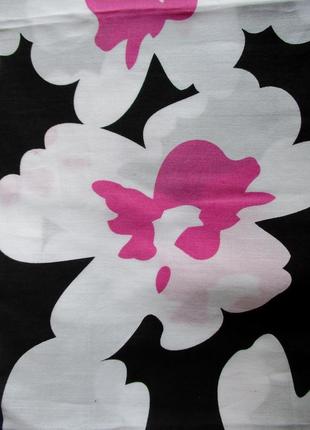 Тканина для шиття: відріз батиста в квітковий принт6 фото