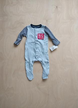 Комплект новых фирменных слипов человечков для младенцев mothercare размер newborn (56см)3 фото