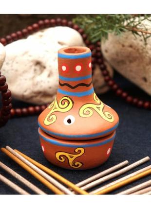 Подставка под конусы "таджин" терракотовый + подарок