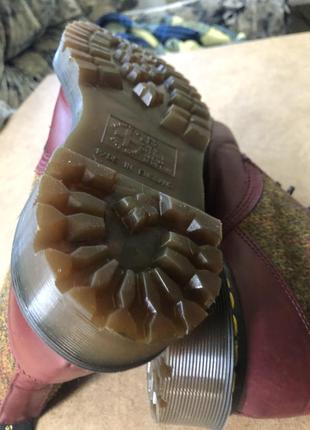 Демисезонные ботинки dr. martens 1460 harris tweed leather lace up boots6 фото