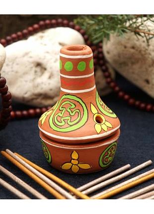 Подставка под конусы "таджин" терракотовый + подарок