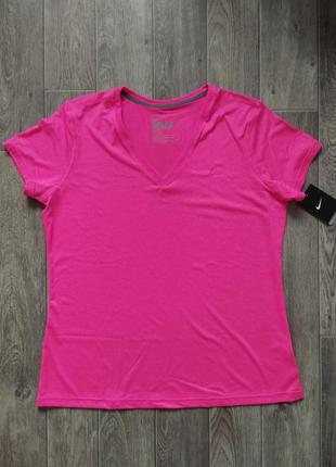 Nike dri fit новая оригинал с биркой женская футболка 46, xl6 фото
