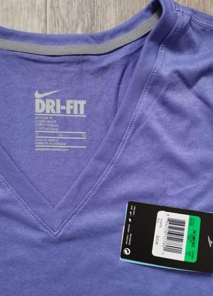 Nike dri fit новая оригинал с биркой женская футболка 46, xl8 фото