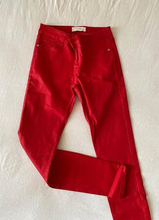 Жіночі штани червоні від mango1 фото