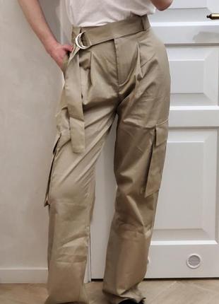 Розпродаж! брюки штани карго бавовняні жіночі cargo pants reserved4 фото